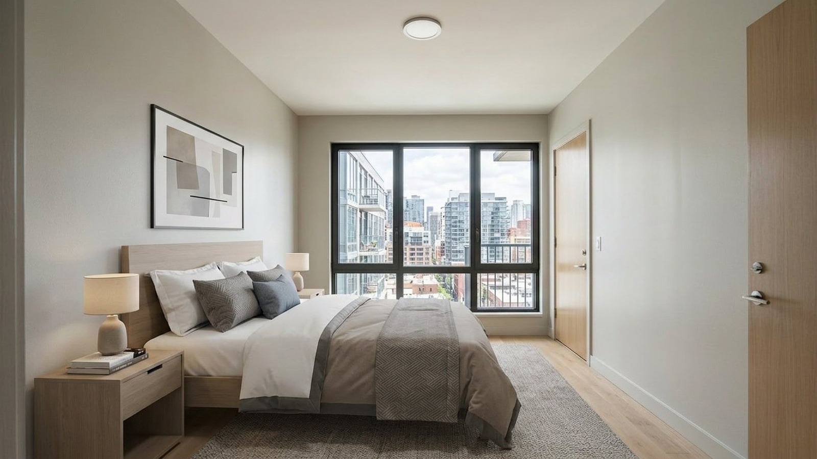 Virtual Staging Art staged bedroom preview